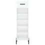 Glossy white plywood shoe cabinet 30x35x105 cm by vidaXL, Closets and storage - Ref: Foro24-829686, Price: 46,48 €, Discount: %