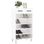 White engineered wood shoe rack 60x35x105 cm by vidaXL, Closets and storage - Ref: Foro24-829604, Price: 56,77 €, Discount: %