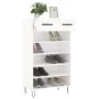 White engineered wood shoe rack 60x35x105 cm by vidaXL, Closets and storage - Ref: Foro24-829604, Price: 56,77 €, Discount: %