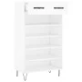 White engineered wood shoe rack 60x35x105 cm by vidaXL, Closets and storage - Ref: Foro24-829604, Price: 56,77 €, Discount: %