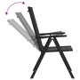 Juego de comedor para jardín 7 piezas aluminio negro de vidaXL, Conjuntos de jardín - Ref: Foro24-3200603, Precio: 512,91 €