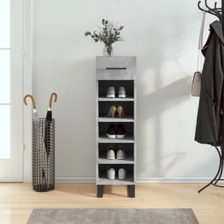 Zapatero Holzwerkstoff Beton grau 30x35x105 cm von vidaXL, Schränke und Lagerung - Ref: Foro24-829704, Preis: 60,75 €, Rabatt: %