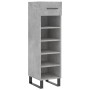 Engineered wood shoe rack in gray concrete, 30x35x105 cm. by vidaXL, Closets and storage - Ref: Foro24-829704, Price: 61,52 €...