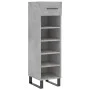 Engineered wood shoe rack in gray concrete, 30x35x105 cm. by vidaXL, Closets and storage - Ref: Foro24-829704, Price: 60,75 €...