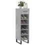Engineered wood shoe rack in gray concrete, 30x35x105 cm. by vidaXL, Closets and storage - Ref: Foro24-829704, Price: 60,75 €...