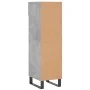 Engineered wood shoe rack in gray concrete, 30x35x105 cm. by vidaXL, Closets and storage - Ref: Foro24-829704, Price: 60,75 €...