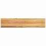 Peldaños de escalera 4 uds madera maciza roble marrón claro