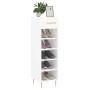 Sperrholz Schuhschrank weiß glänzend 30x35x105 cm von vidaXL, Schränke und Lagerung - Ref: Foro24-829662, Preis: 72,19 €, Rab...