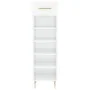 Mueble zapatero madera contrachapada blanco brillo 30x35x105 cm de vidaXL, Armarios y almacenamiento - Ref: Foro24-829662, Pr...