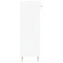 Mueble zapatero madera contrachapada blanco brillo 30x35x105 cm de vidaXL, Armarios y almacenamiento - Ref: Foro24-829662, Pr...