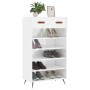 Schuhschrank aus glänzend weißem Sperrholz, 60 x 35 x 105 cm von vidaXL, Schränke und Lagerung - Ref: Foro24-829582, Preis: 6...