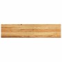 Peldaños de escalera 4 uds madera maciza roble marrón claro