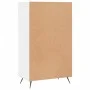 Mueble zapatero madera contrachapada blanco brillo 60x35x105 cm de vidaXL, Armarios y almacenamiento - Ref: Foro24-829582, Pr...