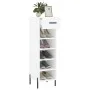 White engineered wood shoe rack 30x35x105 cm by vidaXL, Closets and storage - Ref: Foro24-829684, Price: 75,63 €, Discount: %