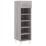 Zapatero madera de ingeniería gris Sonoma 30x35x105 cm de vidaXL, Armarios y almacenamiento - Ref: Foro24-829666, Precio: 46,...