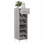 Sonoma gray engineered wood shoe rack 30x35x105 cm by vidaXL, Closets and storage - Ref: Foro24-829666, Price: 46,45 €, Disco...