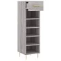 Sonoma gray engineered wood shoe rack 30x35x105 cm by vidaXL, Closets and storage - Ref: Foro24-829666, Price: 46,45 €, Disco...