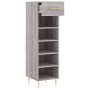 Zapatero madera de ingeniería gris Sonoma 30x35x105 cm de vidaXL, Armarios y almacenamiento - Ref: Foro24-829666, Precio: 46,...