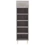 Sonoma gray engineered wood shoe rack 30x35x105 cm by vidaXL, Closets and storage - Ref: Foro24-829666, Price: 46,45 €, Disco...