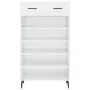 Mueble zapatero madera contrachapada blanco brillo 60x35x105 cm de vidaXL, Armarios y almacenamiento - Ref: Foro24-829630, Pr...