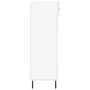 Glossy white plywood shoe cabinet 60x35x105 cm by vidaXL, Closets and storage - Ref: Foro24-829630, Price: 65,10 €, Discount: %