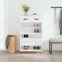 White engineered wood shoe rack 60x35x105 cm by vidaXL, Closets and storage - Ref: Foro24-829580, Price: 59,39 €, Discount: %