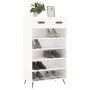 White engineered wood shoe rack 60x35x105 cm by vidaXL, Closets and storage - Ref: Foro24-829580, Price: 59,39 €, Discount: %