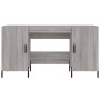 Schreibtisch aus Sonoma-grauem Holzwerkstoff, 140 x 50 x 75 cm von vidaXL, Schreibtische - Ref: Foro24-829562, Preis: 128,43 ...