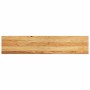 Peldaños de escalera 8 uds madera maciza roble marrón claro