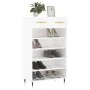White engineered wood shoe rack 60x35x105 cm by vidaXL, Closets and storage - Ref: Foro24-829588, Price: 89,78 €, Discount: %