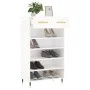 Zapatero madera de ingeniería blanco 60x35x105 cm de vidaXL, Armarios y almacenamiento - Ref: Foro24-829588, Precio: 89,75 €,...