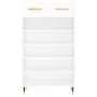 White engineered wood shoe rack 60x35x105 cm by vidaXL, Closets and storage - Ref: Foro24-829588, Price: 89,78 €, Discount: %