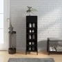 Zapatero madera de ingeniería negro 30x35x105 cm de vidaXL, Armarios y almacenamiento - Ref: Foro24-829685, Precio: 47,93 €, ...