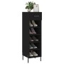 Schwarzes Schuhregal aus Holzwerkstoff, 30 x 35 x 105 cm von vidaXL, Schränke und Lagerung - Ref: Foro24-829685, Preis: 48,42...
