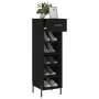 Zapatero madera de ingeniería negro 30x35x105 cm de vidaXL, Armarios y almacenamiento - Ref: Foro24-829685, Precio: 47,93 €, ...