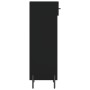 Black engineered wood shoe rack 30x35x105 cm by vidaXL, Closets and storage - Ref: Foro24-829685, Price: 48,42 €, Discount: %