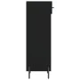 Black engineered wood shoe rack 30x35x105 cm by vidaXL, Closets and storage - Ref: Foro24-829685, Price: 47,98 €, Discount: %
