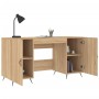 Escritorio madera de ingeniería roble Sonoma 140x50x75 cm de vidaXL, Escritorios - Ref: Foro24-829519, Precio: 112,69 €