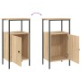 Nachttische 2 Stk. Ingenieurholz Sonoma Eiche 41x31x80 cm von vidaXL, Nachttische - Ref: Foro24-825926, Preis: 72,87 €, Rabat...