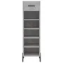 Zapatero Holzwerkstoff Beton grau 30x35x105 cm von vidaXL, Schränke und Lagerung - Ref: Foro24-829688, Preis: 45,19 €, Rabatt: %