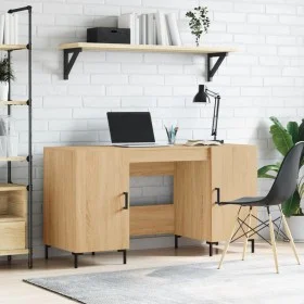 Sonoma Schreibtisch aus Eichenholz 140x50x75 cm von vidaXL, Schreibtische - Ref: Foro24-829551, Preis: 120,52 €, Rabatt: %