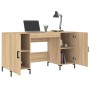 Engineered wood Sonoma oak desk 140x50x75 cm by vidaXL, Desks - Ref: Foro24-829551, Price: 122,03 €, Discount: %