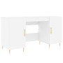 Schreibtisch aus weißem Holzwerkstoff 140x50x75 cm von vidaXL, Schreibtische - Ref: Foro24-829532, Preis: 125,15 €, Rabatt: %