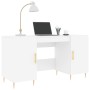 Schreibtisch aus weißem Holzwerkstoff 140x50x75 cm von vidaXL, Schreibtische - Ref: Foro24-829532, Preis: 125,15 €, Rabatt: %
