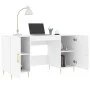 Schreibtisch aus weißem Holzwerkstoff 140x50x75 cm von vidaXL, Schreibtische - Ref: Foro24-829532, Preis: 123,48 €, Rabatt: %
