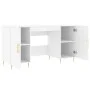 Schreibtisch aus weißem Holzwerkstoff 140x50x75 cm von vidaXL, Schreibtische - Ref: Foro24-829532, Preis: 123,48 €, Rabatt: %