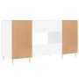 Schreibtisch aus weißem Holzwerkstoff 140x50x75 cm von vidaXL, Schreibtische - Ref: Foro24-829532, Preis: 123,48 €, Rabatt: %