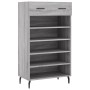 Sonoma Zapatero aus grauem Holzwerkstoff 60x35x105 cm von vidaXL, Schränke und Lagerung - Ref: Foro24-829634, Preis: 65,62 €,...