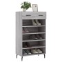 Sonoma Zapatero aus grauem Holzwerkstoff 60x35x105 cm von vidaXL, Schränke und Lagerung - Ref: Foro24-829634, Preis: 65,62 €,...
