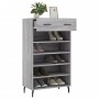 Sonoma Zapatero aus grauem Holzwerkstoff 60x35x105 cm von vidaXL, Schränke und Lagerung - Ref: Foro24-829634, Preis: 65,62 €,...